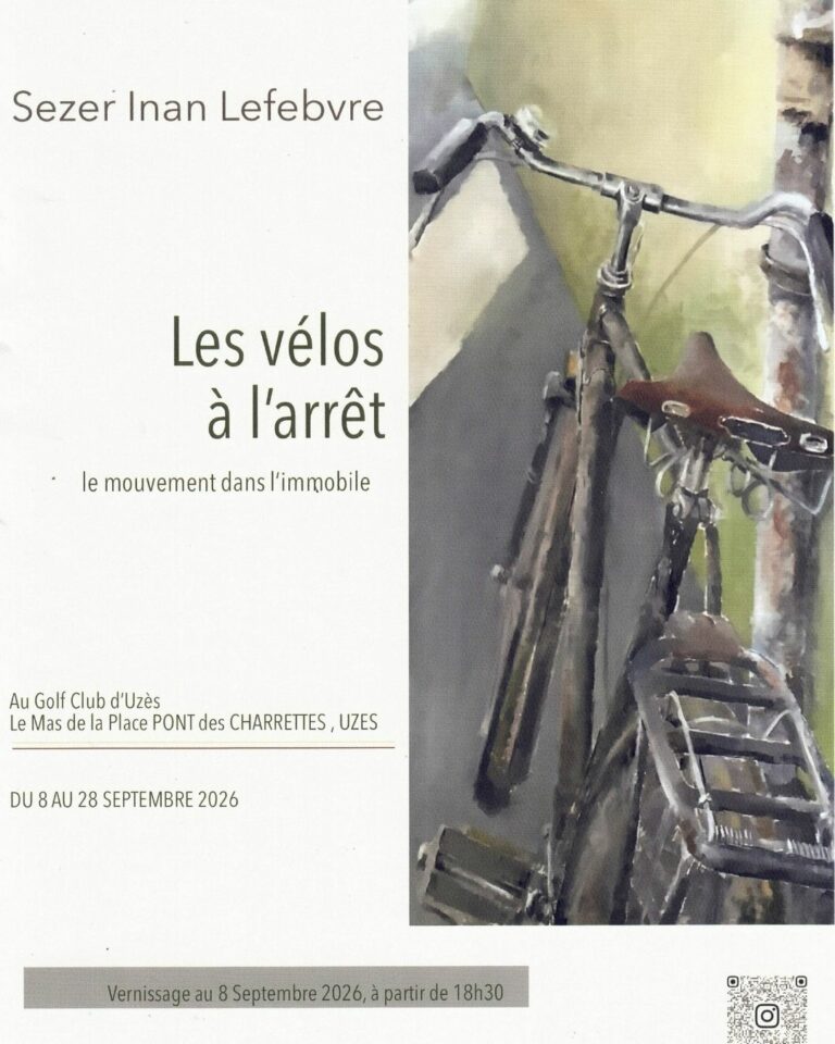 exposition Sezer Inan Lefebvre du 08/09 au 28/09/26